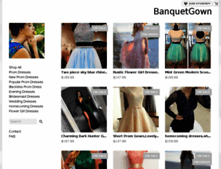 banquetgown.storenvy.com screenshot