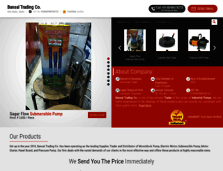 bansaltradingco.com screenshot