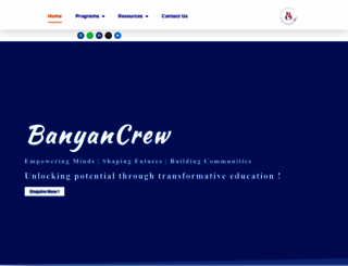 banyancrew.com screenshot