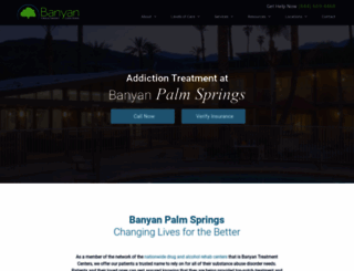banyanpalmsprings.com screenshot