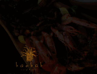 baobabcafe.co.za screenshot