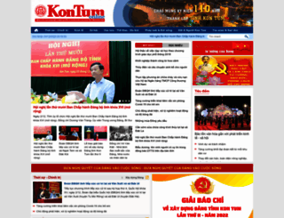 baokontum.com.vn screenshot