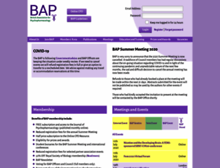 bap.org.uk screenshot