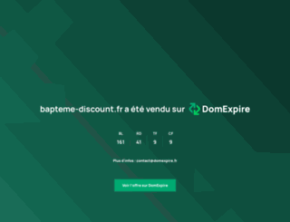 bapteme-discount.fr screenshot