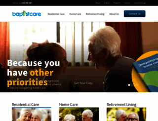 baptistcare.com.au screenshot