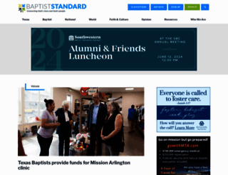 baptiststandard.com screenshot
