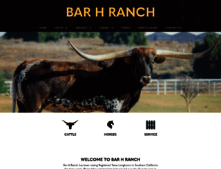 bar-h-ranch.com screenshot