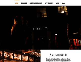 bar-tonic.co.uk screenshot