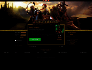 baradar.world-of-dungeons.net screenshot