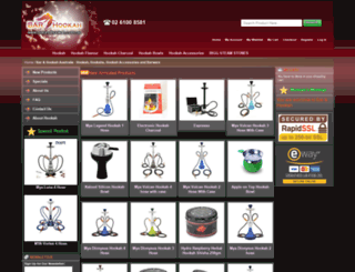 barandhookah.com.au screenshot