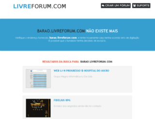 barao.livreforum.com screenshot