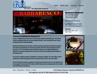 barbarescorestaurant.com screenshot