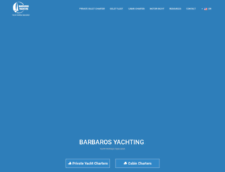 barbarosyachting.com screenshot
