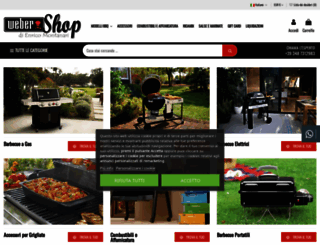 barbecuewebershop.it screenshot