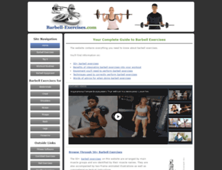 barbell-exercises.com screenshot