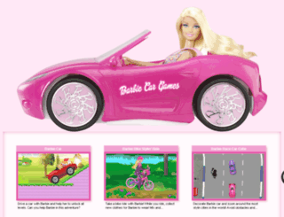 barbie-car-games.com screenshot