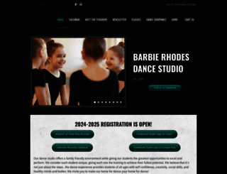 barbierhodesdancestudio.com screenshot