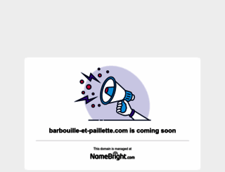 barbouille-et-paillette.com screenshot