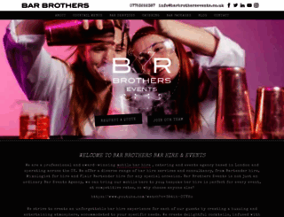 barbrothersevents.co.uk screenshot