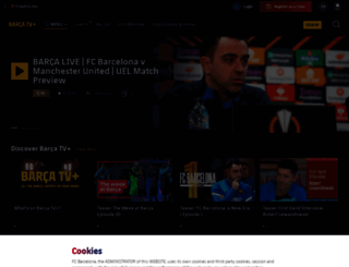 barcatvplus.fcbarcelona.com screenshot