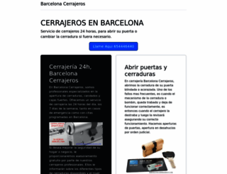 barcelona-cerrajeros.com screenshot
