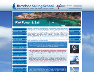 barcelona-sailing-school.com screenshot