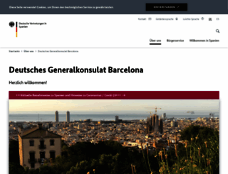 barcelona.diplo.de screenshot