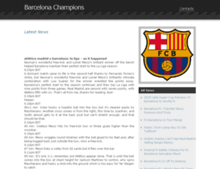 barcelonachampions.net screenshot