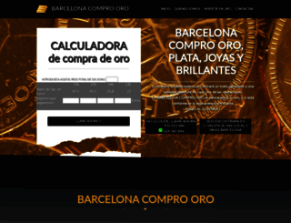 barcelonacomprooro.com screenshot