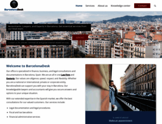 barcelonadesk.com screenshot