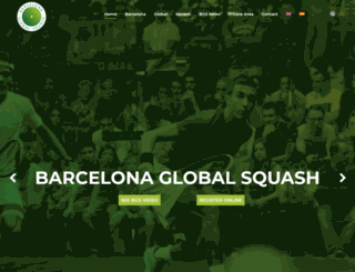barcelonaglobalsquash.com screenshot