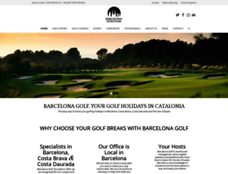 barcelonagolf.com screenshot
