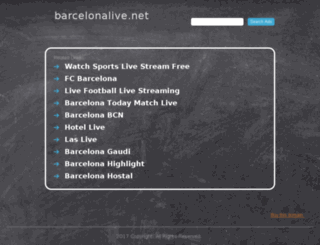 barcelonalive.net screenshot