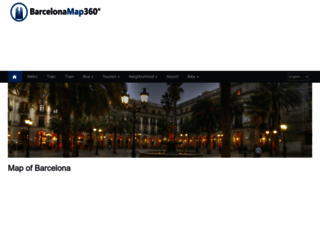 barcelonamap360.com screenshot
