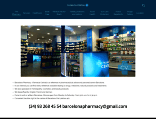 barcelonapharmacy.com screenshot