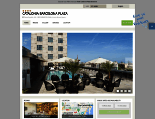barcelonaplaza.barcelonahotels.it screenshot