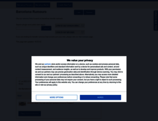 barcelonarumours.co.uk screenshot