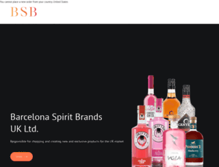 barcelonaspiritbrands.com screenshot