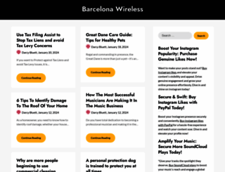 barcelonawireless.net screenshot
