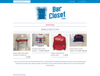 barcloset.com screenshot