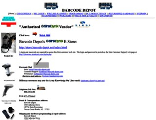 barcode-depot.com screenshot