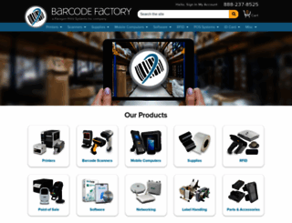 barcodefactory.com screenshot