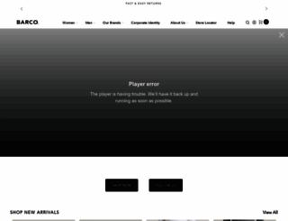 barcouniforms.com screenshot