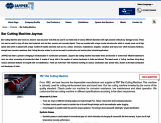 barcuttingmachines.com screenshot