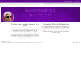 bardinux.ull.es screenshot