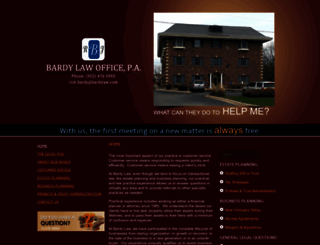 bardylaw.com screenshot