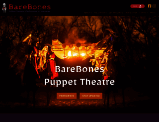 barebonespuppets.org screenshot