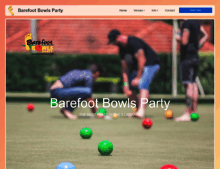 barefootbowlsparty.com screenshot