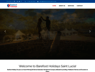 barefootholidays.com screenshot