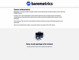 baremetrics.workable.com screenshot